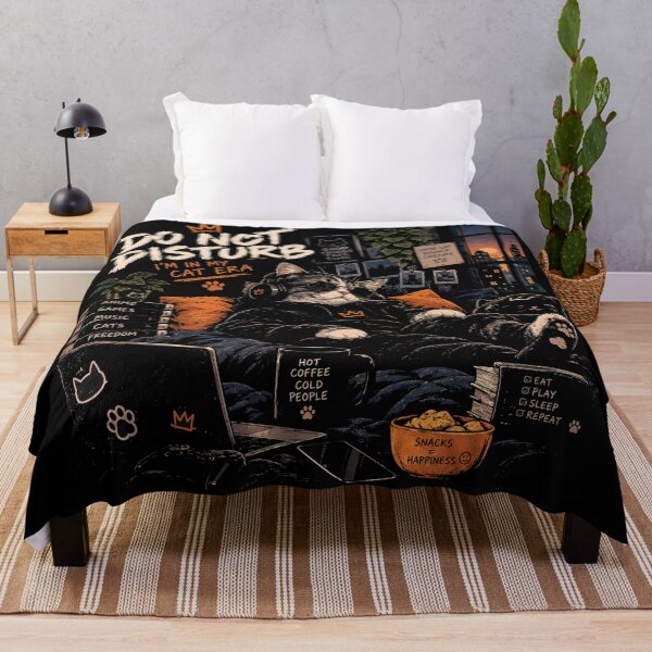Item preview, Do Not Disturb I'm In My Cat Era - Gamer Cat Cozy Streetwear designed and sold by GenZFashion000.