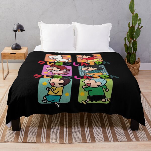 Item preview, Crayon Shin-chan Chibi Grid Running Art designed and sold by HannahPh987962.