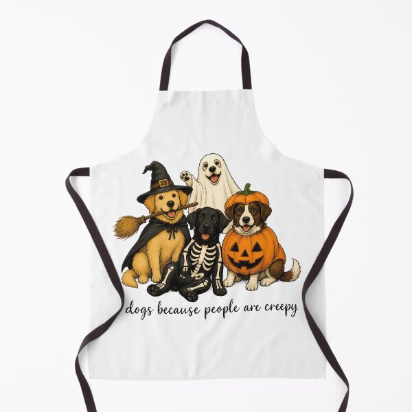 Item preview, Cute Halloween Dogs Costume Party "Dogs Because People Are Creepy" designed and sold by Dmo3HarkoArt.