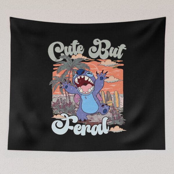 Item preview, Cute But Feral Stitch Tropical Beach  designed and sold by TaylorJo632106.