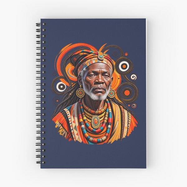 Item preview, African Spiritual Elder Portrait Art | Ancestral Wisdom Keeper | African Spirituality Wall Art designed and sold by 'VARI'.