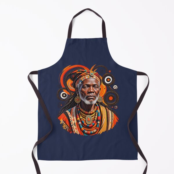 Item preview, African Spiritual Elder Portrait Art | Ancestral Wisdom Keeper | African Spirituality Wall Art designed and sold by 'VARI'.