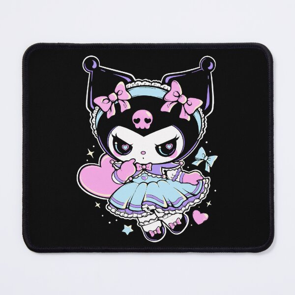 Item preview, Cute Kuromi Gothic Lolita Frilly Dress Heart Bows designed and sold by AliciaGu867850.