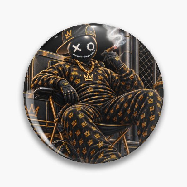 Item preview, BuBu La Street — The Golden King | Exclusive artwork by Plushiworld™ designed and sold by PLUSHIWORLDtm.