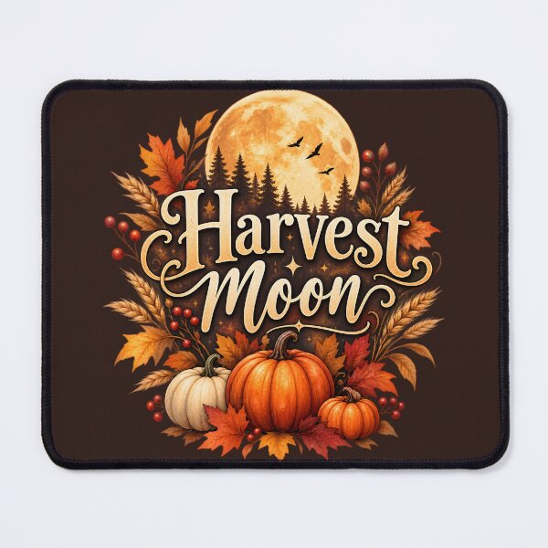 Item preview, Harvest Moon – Autumn Pumpkin & Fall Foliage designed and sold by blankTeeShirt.
