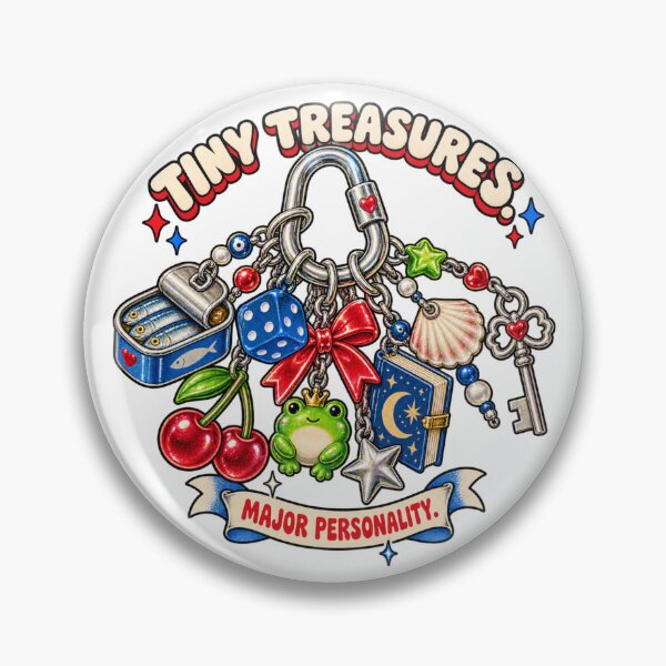 Item preview, Tiny Treasures Major Personality Charm Keychain designed and sold by ODDLUME CLUB.