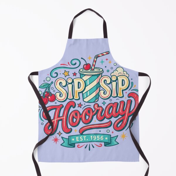 Item preview, Sip Sip Hooray Retro Soda 50s Diner Vintage designed and sold by RajDeals.