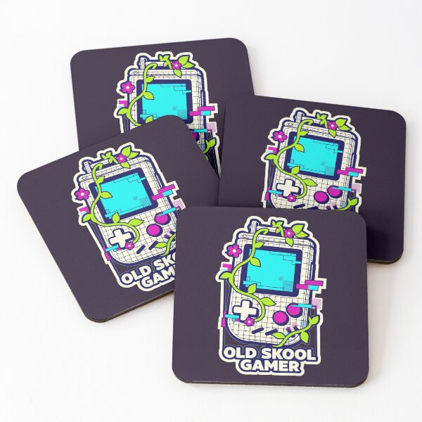 Item preview, Retro Glitch Vintage 90s Handheld Console Old Skool Gamer designed and sold by KungPowUnicorn.