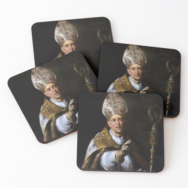 Item preview, St. Gerardo Sagredo, Bishop of Csanád by Bernardo Strozzi designed and sold by The Breathing Paint.