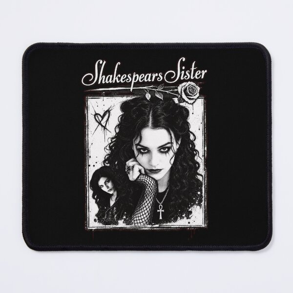Item preview, Shakespears Sister Gothic Rose Ankh Portrait T-Shirt-25 designed and sold by SusanArlene.