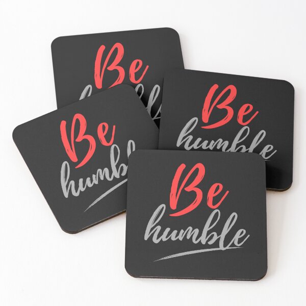 Item preview, Be Humble Shirt, Minimalist Brush Lettering Motivational Quote Design designed and sold by VibeTherapyArt.