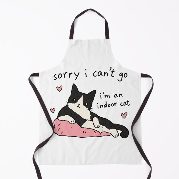Item preview, Sorry I Can't Go Indoor Cat designed and sold by MonkiFlipp.