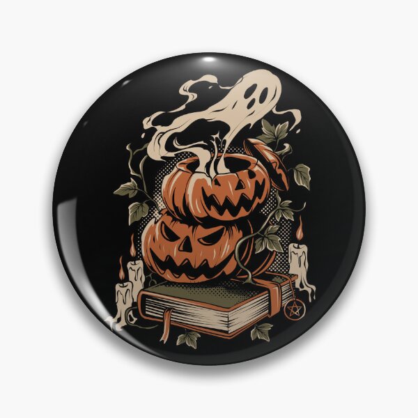 Item preview, Spooky Pumpkin Ghost Halloween designed and sold by Detllustration_STD.