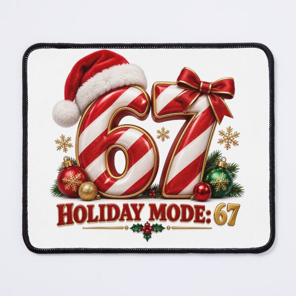 Item preview, Holiday Mode 67 Christmas Six Seven designed and sold by RØNI AI.