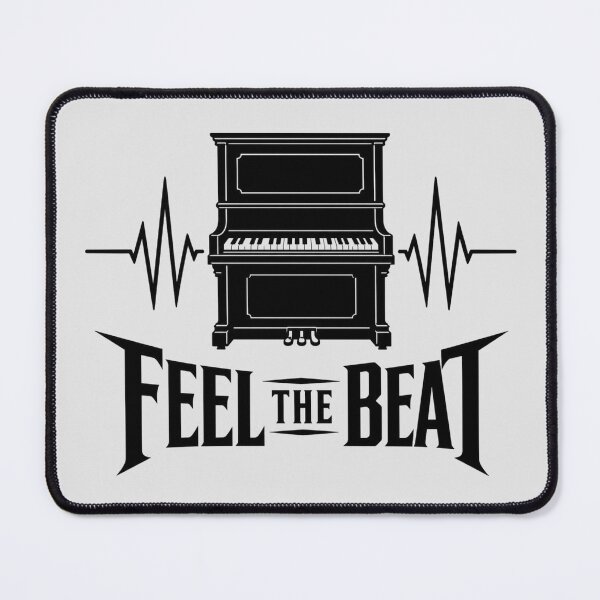 Item preview, Feel The Beat Piano Heartbeat ECG | Piano Lover Musician Gift Design designed and sold by StyxIND.