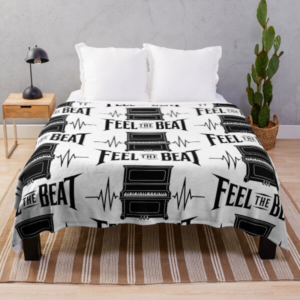Item preview, Feel The Beat Piano Heartbeat ECG | Piano Lover Musician Gift Design designed and sold by StyxIND.