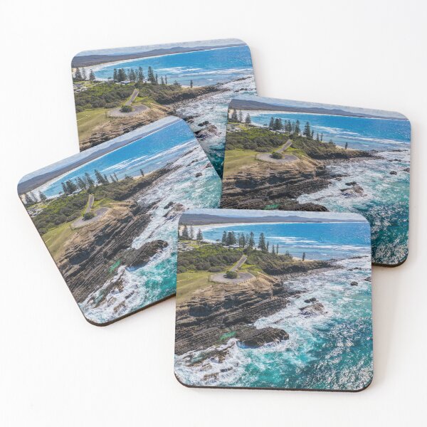 Item preview, Aerial View of Brooms Head Coastline Australia designed and sold by Southern Cross Lifestyle .