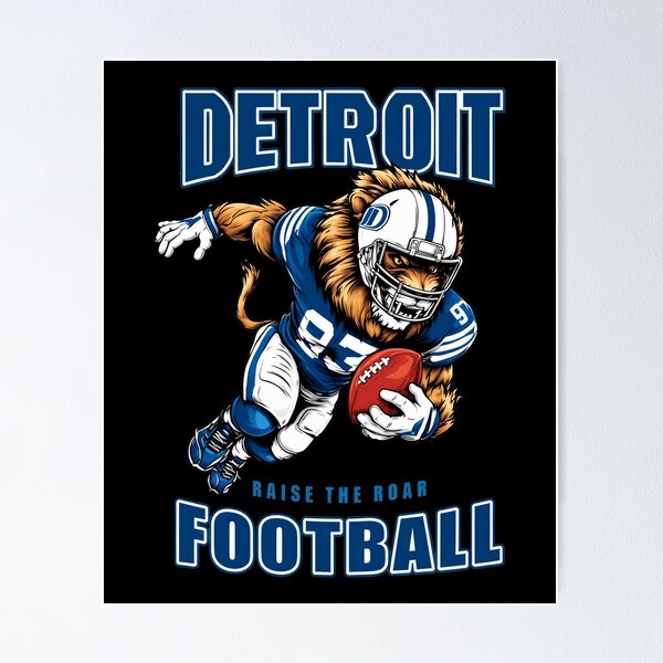 Item preview, Detroit Football Spirit Mascot designed and sold by StevenTa601095.