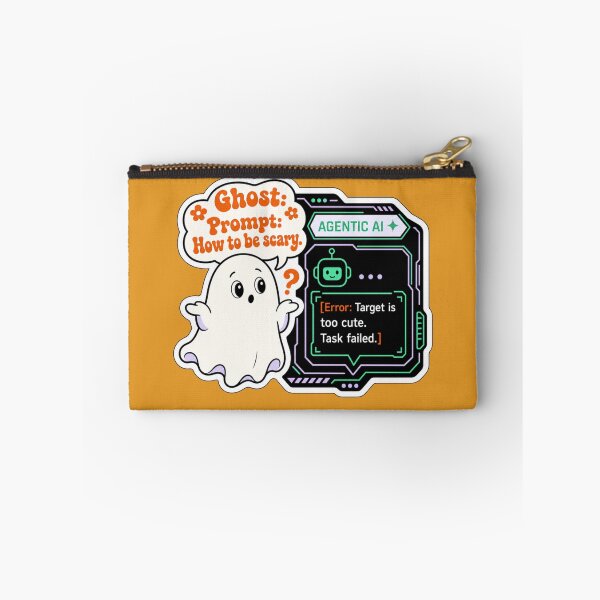 Item preview, Cute Ghost and Agentic AI  designed and sold by Glitteringworld.