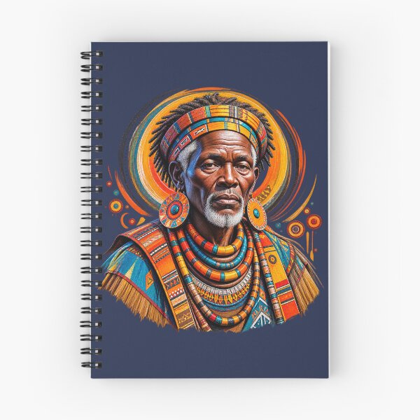 Item preview, African Spiritual Elder Portrait Art | Ancestral Wisdom Keeper | African Spirituality Wall Art designed and sold by 'VARI'.