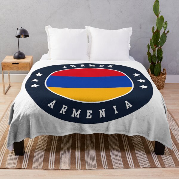 Item preview, Jermuk Armenia Armenian Flag Souvenir Round Badge Crest designed and sold by jeshands.