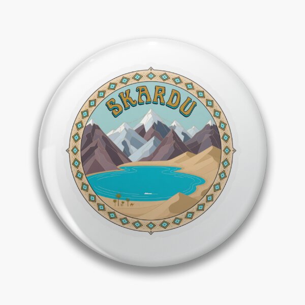 Item preview, Skardu Lake Pakistan Sticker designed and sold by Imaginarium of Chaos falcon88 .