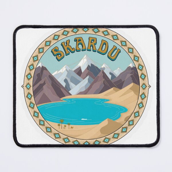 Item preview, Skardu Lake Pakistan Sticker designed and sold by Imaginarium of Chaos falcon88 .