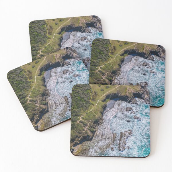Item preview, Aerial View of Brooms Head Coastline Australia designed and sold by Southern Cross Lifestyle .