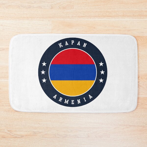 Item preview, Kapan Armenia Armenian Flag Souvenir Round Badge Crest designed and sold by jeshands.
