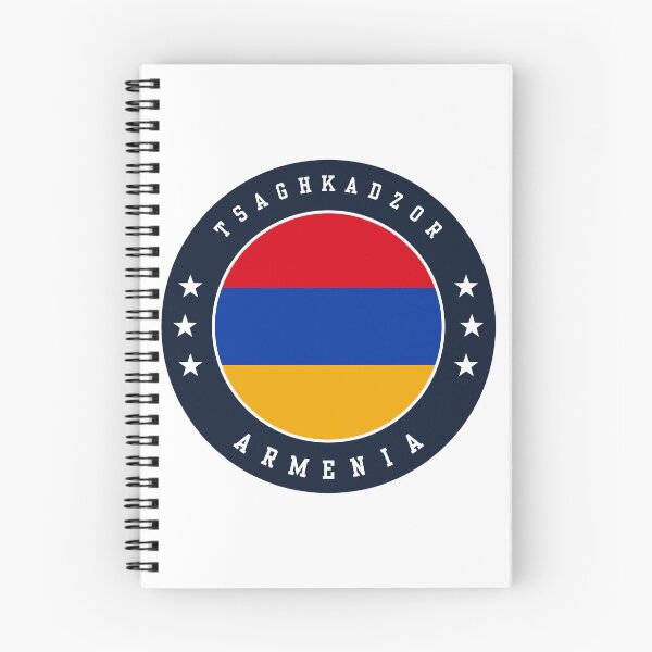 Item preview, Tsaghkadzor Armenia Armenian Flag Souvenir Round Badge Crest designed and sold by jeshands.