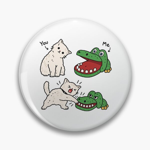Item preview, You and Me Cat Crocodile Funny designed and sold by MonkiFlipp.