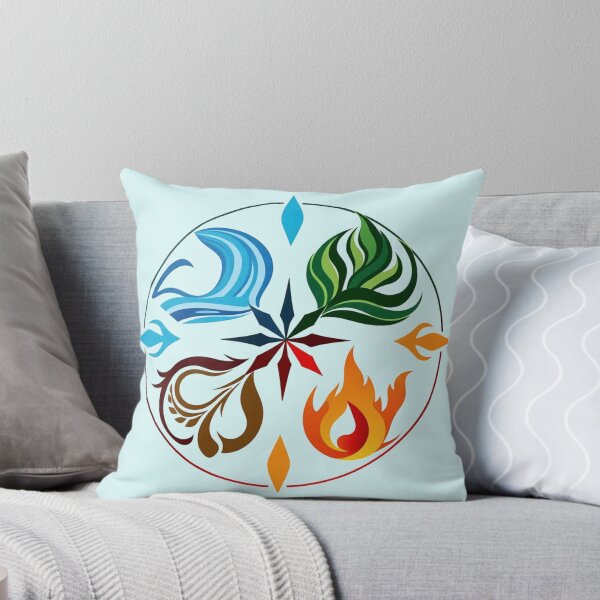Item preview, Avatar Airbender Four Elements Emblem Graphic Art designed and sold by Fine-Arts-Lab.