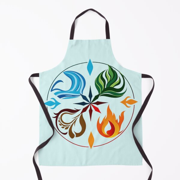 Item preview, Avatar Airbender Four Elements Emblem Graphic Art designed and sold by Fine-Arts-Lab.