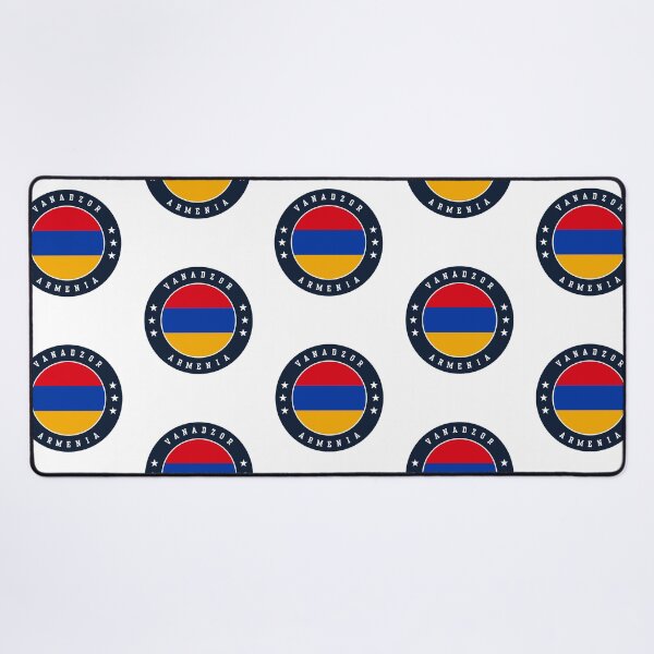 Item preview, Vanadzor Armenia Armenian Flag Souvenir Round Badge Crest designed and sold by jeshands.