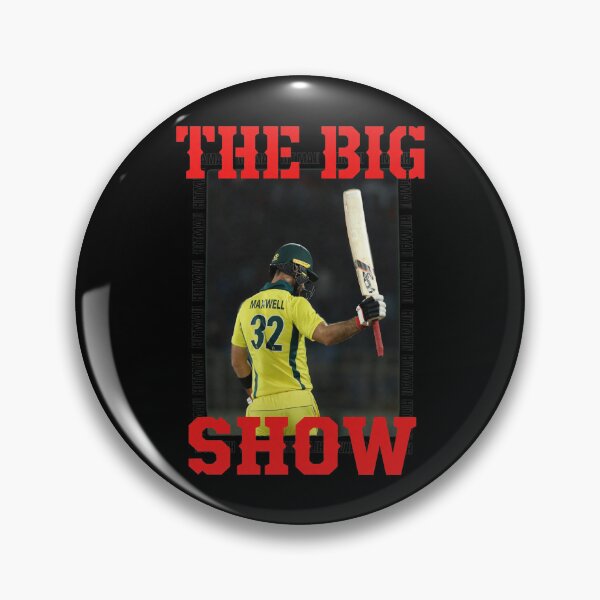 Item preview, Glenn Maxwell The Big Show Cricket Icon designed and sold by StantonHahn.