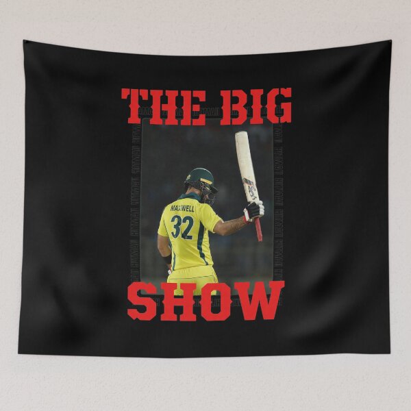 Item preview, Glenn Maxwell The Big Show Cricket Icon designed and sold by StantonHahn.