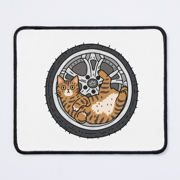 Item preview, Cat In The Wheel Funny Car Lover designed and sold by MonkiFlipp.