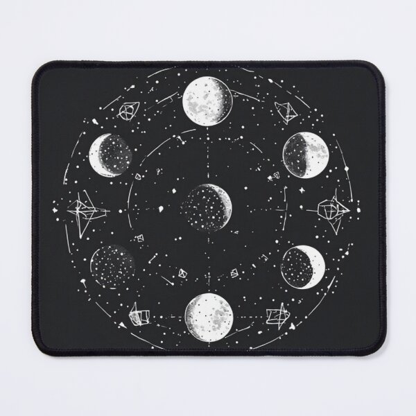 Item preview, Lunar Cycle Sacred Geometry Stellar Cartography designed and sold by AuraCelestial.