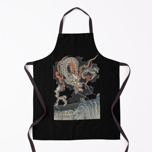 Item preview, Mythical Dragon Ascending Stormy Seas Japanese Art designed and sold by StantonHahn.
