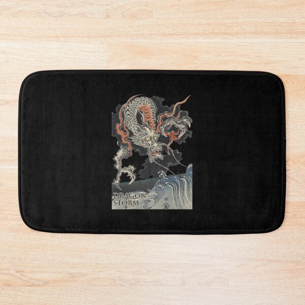 Item preview, Mythical Dragon Ascending Stormy Seas Japanese Art designed and sold by StantonHahn.