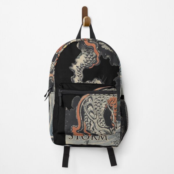 Item preview, Mythical Dragon Ascending Stormy Seas Japanese Art designed and sold by StantonHahn.