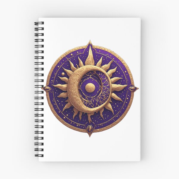 Item preview, Sun and Moon Golden Purple Celestial Seal designed and sold by AuraCelestial.