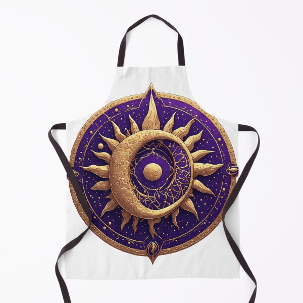 Item preview, Sun and Moon Golden Purple Celestial Seal designed and sold by AuraCelestial.
