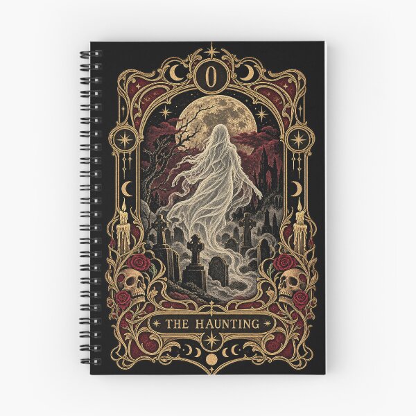 Item preview, The Haunting — Original Dark Tarot Card Illustration designed and sold by Dark Energy.