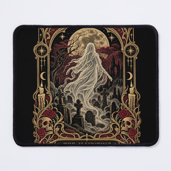 Item preview, The Haunting — Original Dark Tarot Card Illustration designed and sold by Dark Energy.