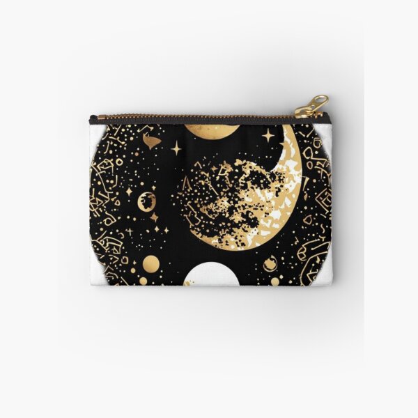 Item preview, Golden Lunar Phases Esoteric Star Charting designed and sold by AuraCelestial.