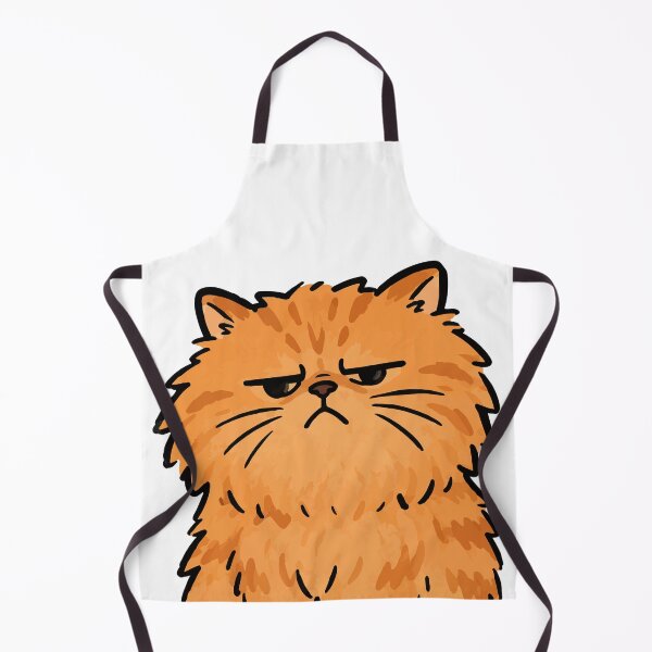 Item preview, Crookshanks Grumpy Orange Cat Illustration designed and sold by pixiedustpaint.