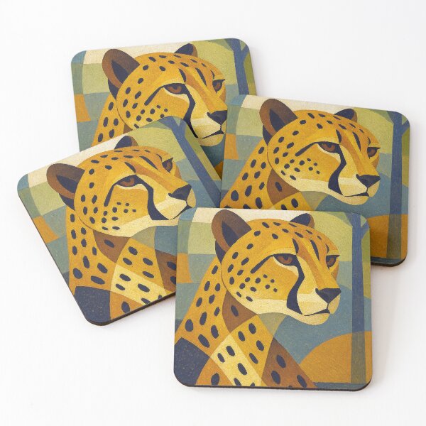 Item preview, Majestic Cheetah illustration – Big Cat Wall Art designed and sold by GalleryKauffeld.