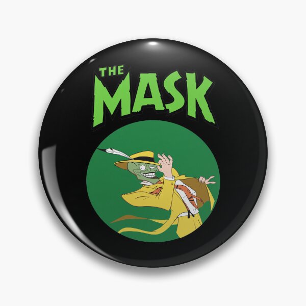 Item preview, The Mask Character Retro Cartoon Style Green Circle designed and sold by StantonHahn.