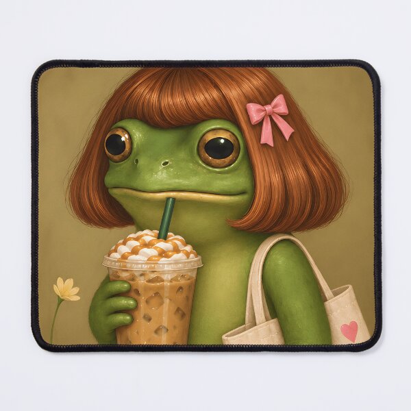 Item preview, Funny Frog Bob Haircut Meme for Men Women Kids designed and sold by Morescitaf.
